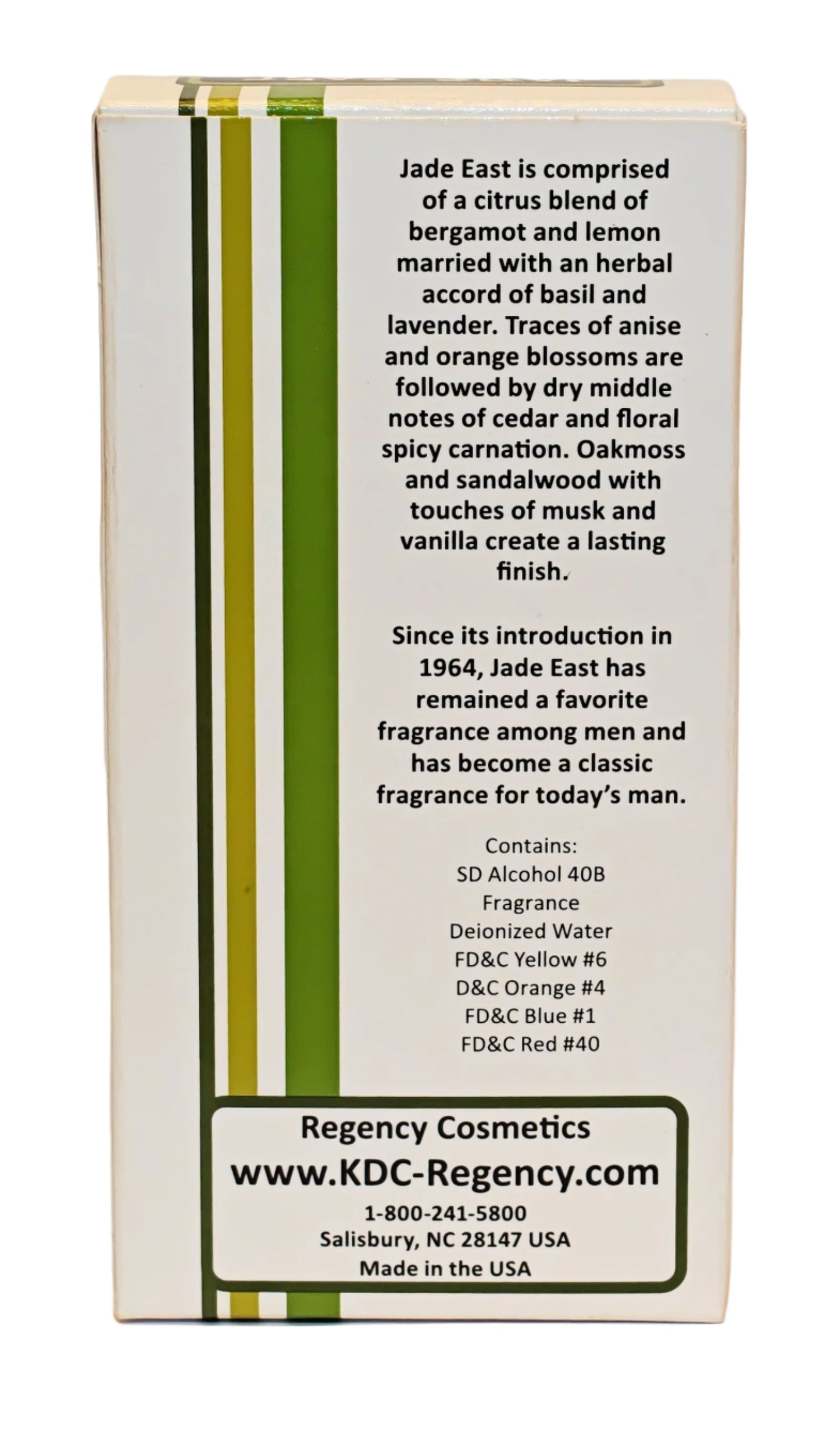 Jade East Aftershave, Colognes and Moisturizing Balm for Men & Women by Regency Cosmetics