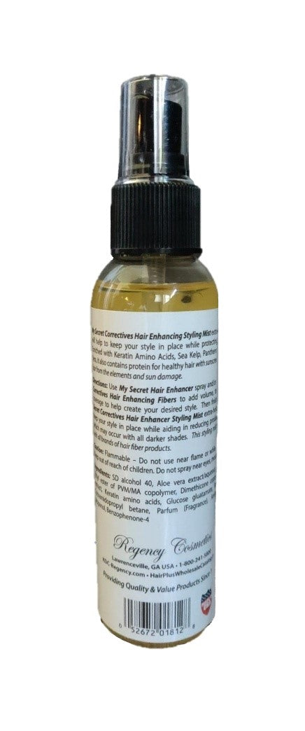 My Secret Correctives Enhancer Sealer, Fiberhold & Styling Mist - 4oz Pump